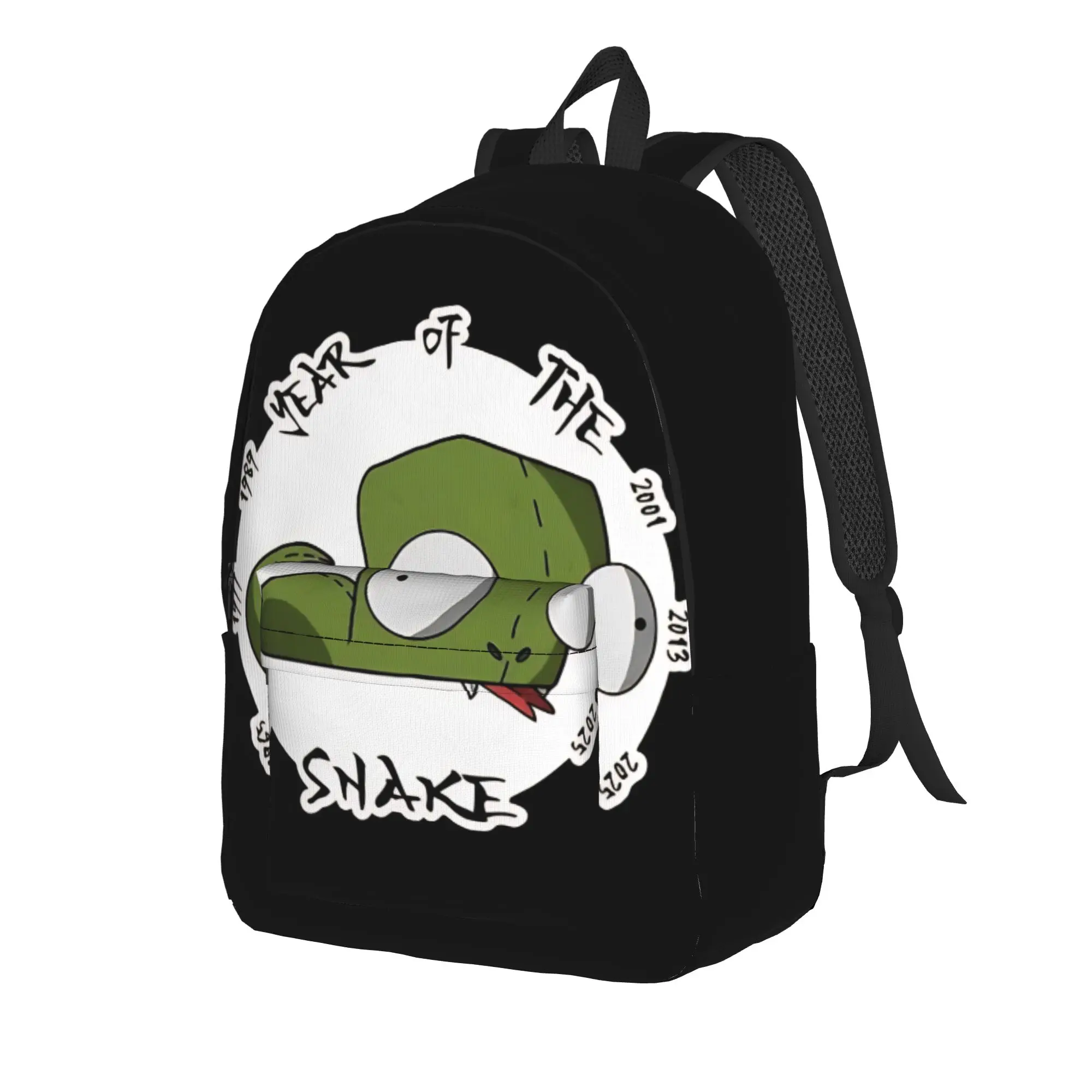 Back to school season Zipper Closure delusional  Handbag Invader Zim Men Women Adult Laptop Bag Backpack