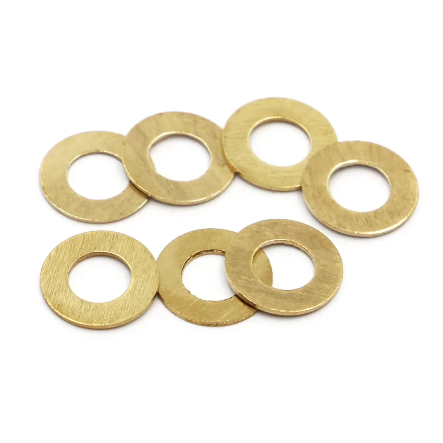 M2 M3 M4 M5 M6 M8 M10 M12 M14 M16 Massivmessing-Unterlegscheibe 5-100 Stück GB97 DIN125 Kupfer-Flachdichtung – Detail 3