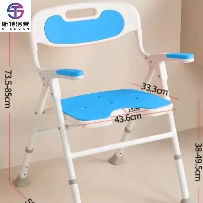 

Складной настенный стул для душа: компактный дизайн для пожилых людей и беременных женщин, гигиеничный, для небольших ванных комнат