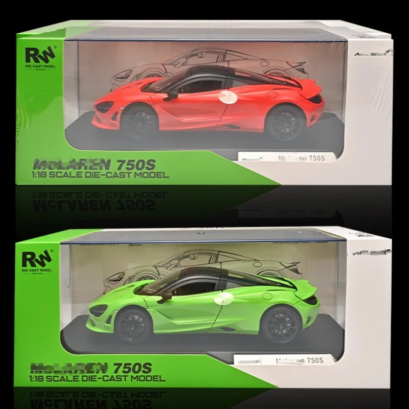 

Масштабная модель суперкара 750S (1:18) из сплава, имитационная игрушка, коллекционный сувенир, подарок для хобби