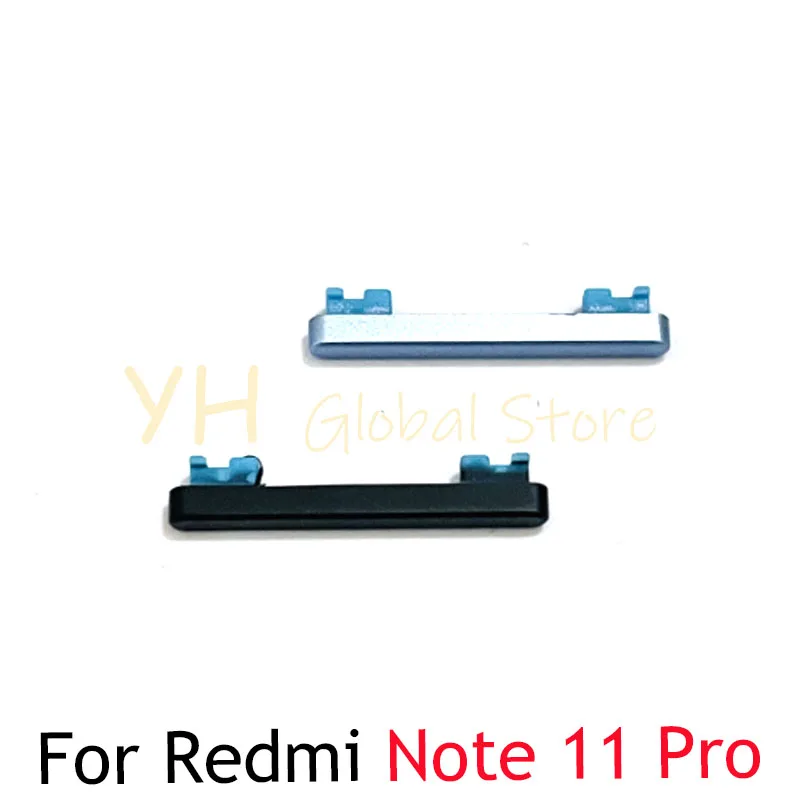 For Xiaomi Redmi Note 11 11T Pro Power Button ON OFF Volume Up Down Side Button Key Repair Parts