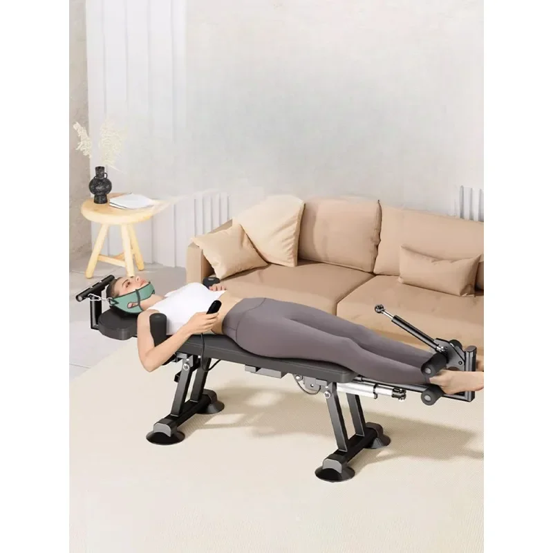 

British electric stretching artifact, medical home remote control multi-functional lumbar spine height increase training, cerv