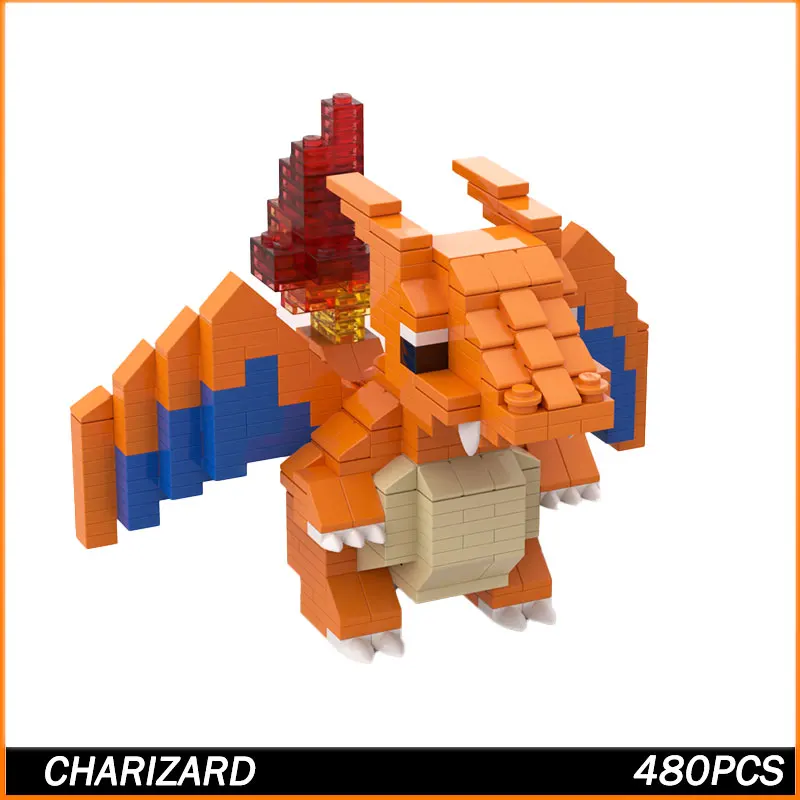 

Аниме-фигурка серии Red Fire Dragon, строительные блоки, детские игрушки, мультяшная фигурка, сборные блоки, игрушки, подарки на день рождения, 480 шт.