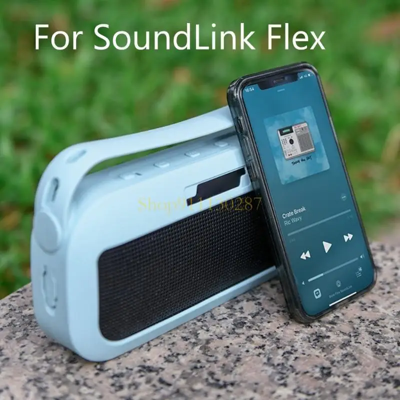 

CoverJoy Protective Case for Bose SoundLink Flex Speaker Shockproof Silicone Cover with Stand Bracket Shell