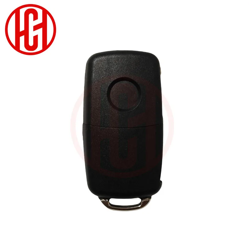 Flip Fob Remote Car Key Case Cover Shell For VW/VOLKSWAGEN Caddy Eos Golf Jetta Beetle Polo Up Tiguan ( 5K0837202AD )
