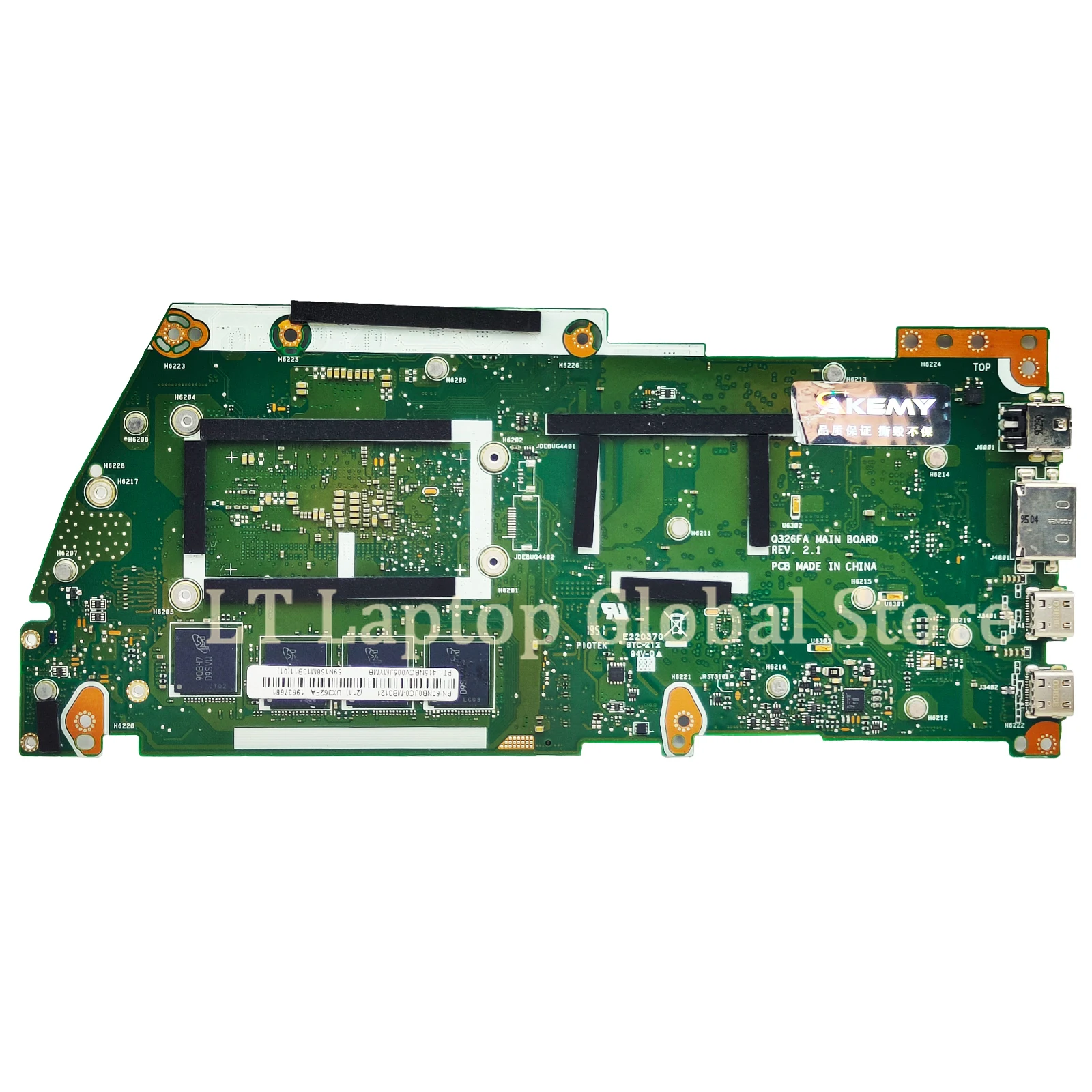 Imagem -03 - Placa Principal de Computador Q326fa para Asus Q326 Ux362f Q326f Ux362fa Placa-mãe de Laptop com Cpu i5 i7 8th Gen 4gb 8gb 16gb-ram Ddr4