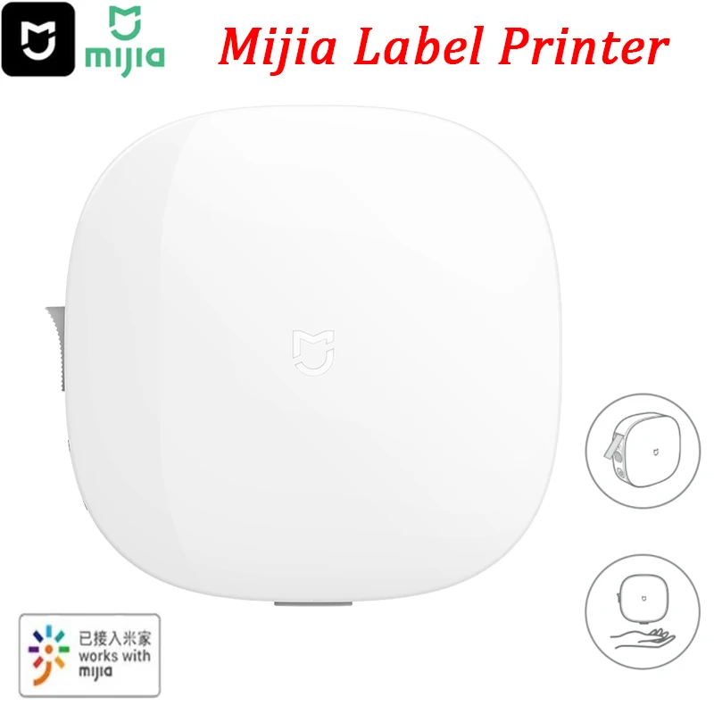 MIJIA Smart Label Printer Portable Machine Mini Pocket Thermal Wireless Label Maker DIY Date Sticker for Mi Home APP