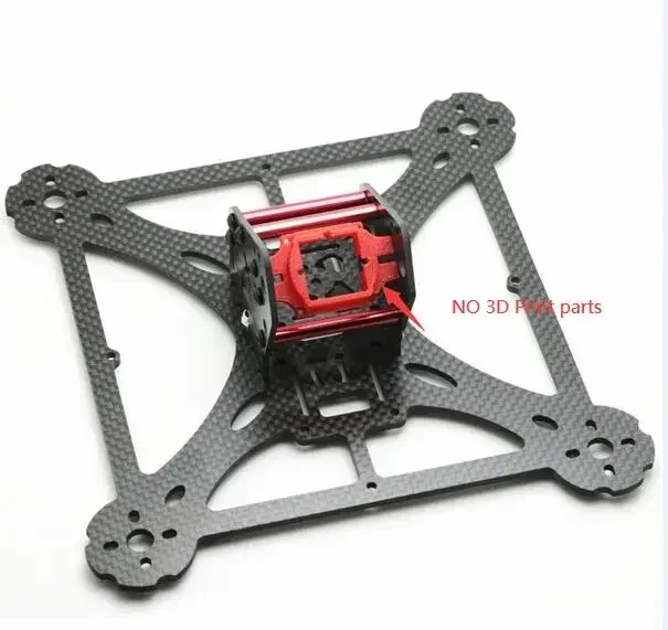 LT HEX4 200Pro 200mm Wheelbase X-shape Carbon Fiber unibody Frame for TBS SOURCE AUREO ultralight 6 inch frame for pro pilots
