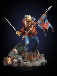 New Unassembled  1/24  ancient fantasy MAN soldier Trooper  stand Figure  self-assembled   Resin Figure Unpainted Model Kit