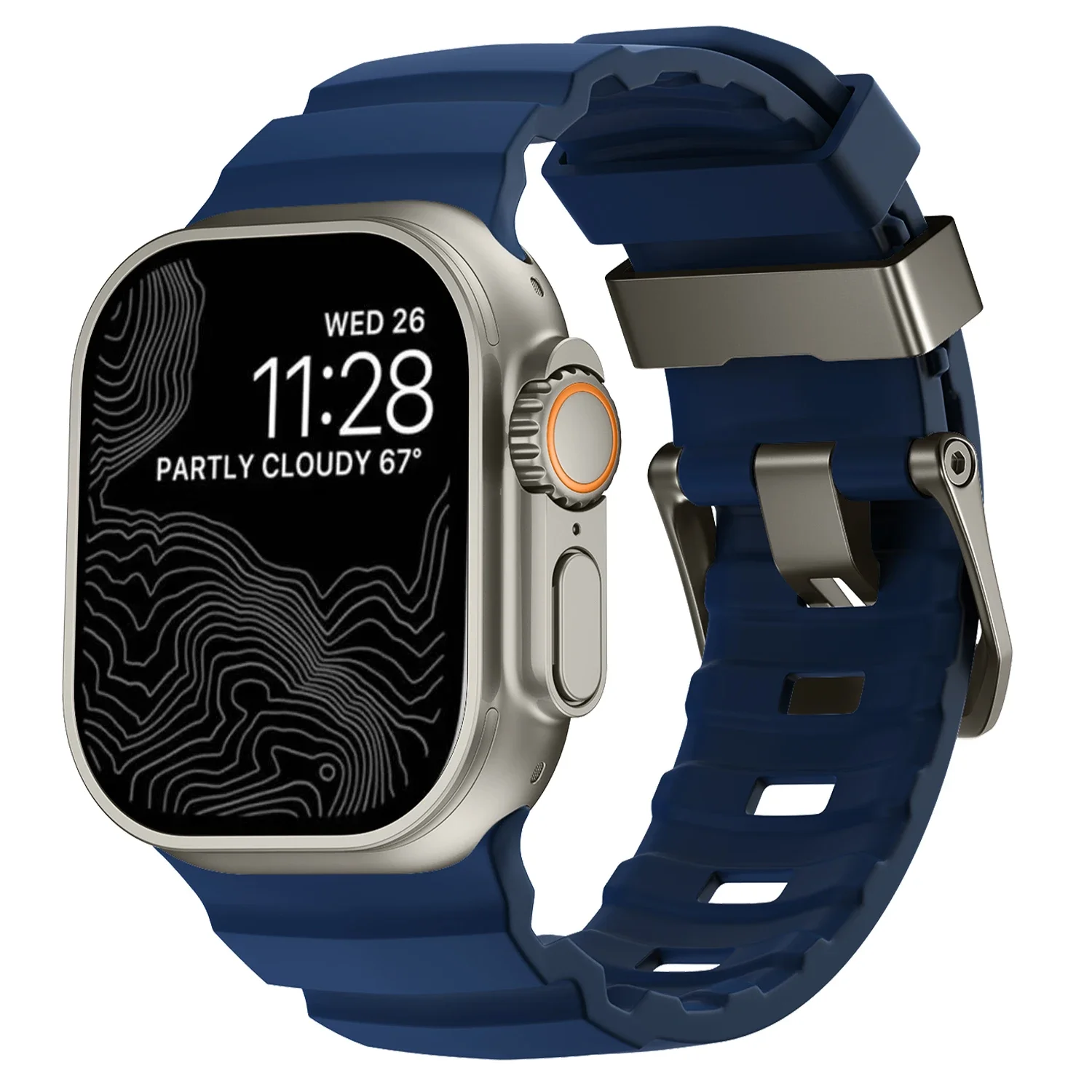 NONE Trail Silikonarmband für Apple Watch Ultra 3 2 49 mm Armband 46 mm 45 mm 44 mm Sportarmband für iWatch Serie 11 10 Ultra 9 8 7 6 SE3 3