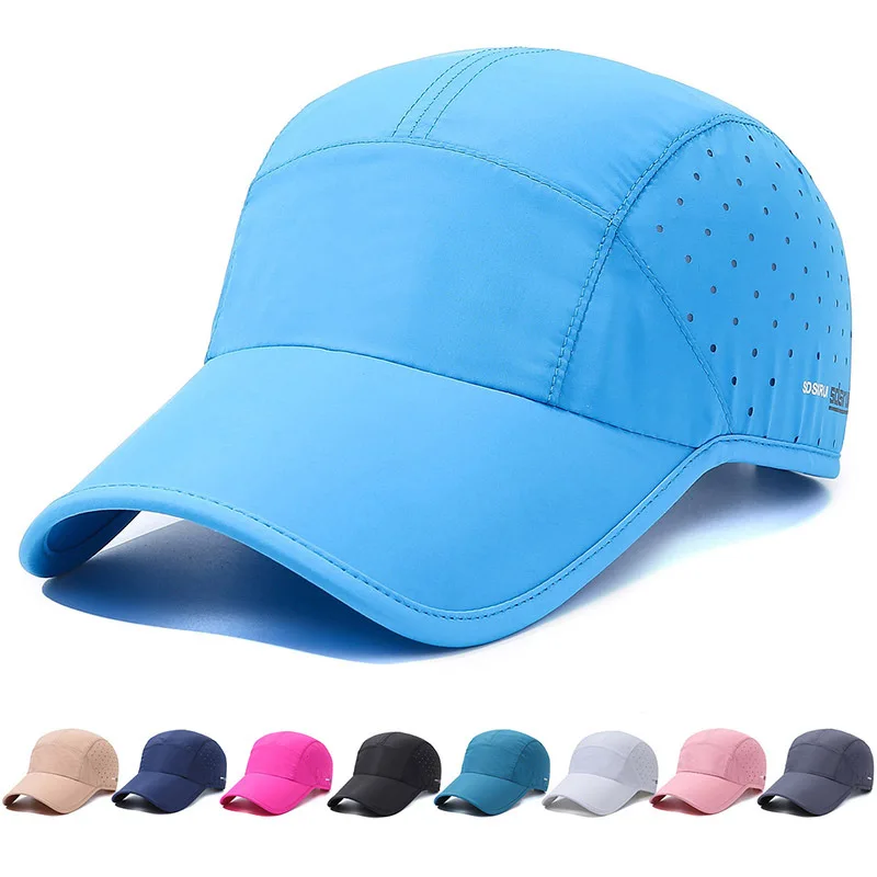 Spring/Summer Men's And Women's Quick Drying Baseball Cap Sun Shading And Sun Protection Outdoor Beach Sports Camp Sun Hats B150
