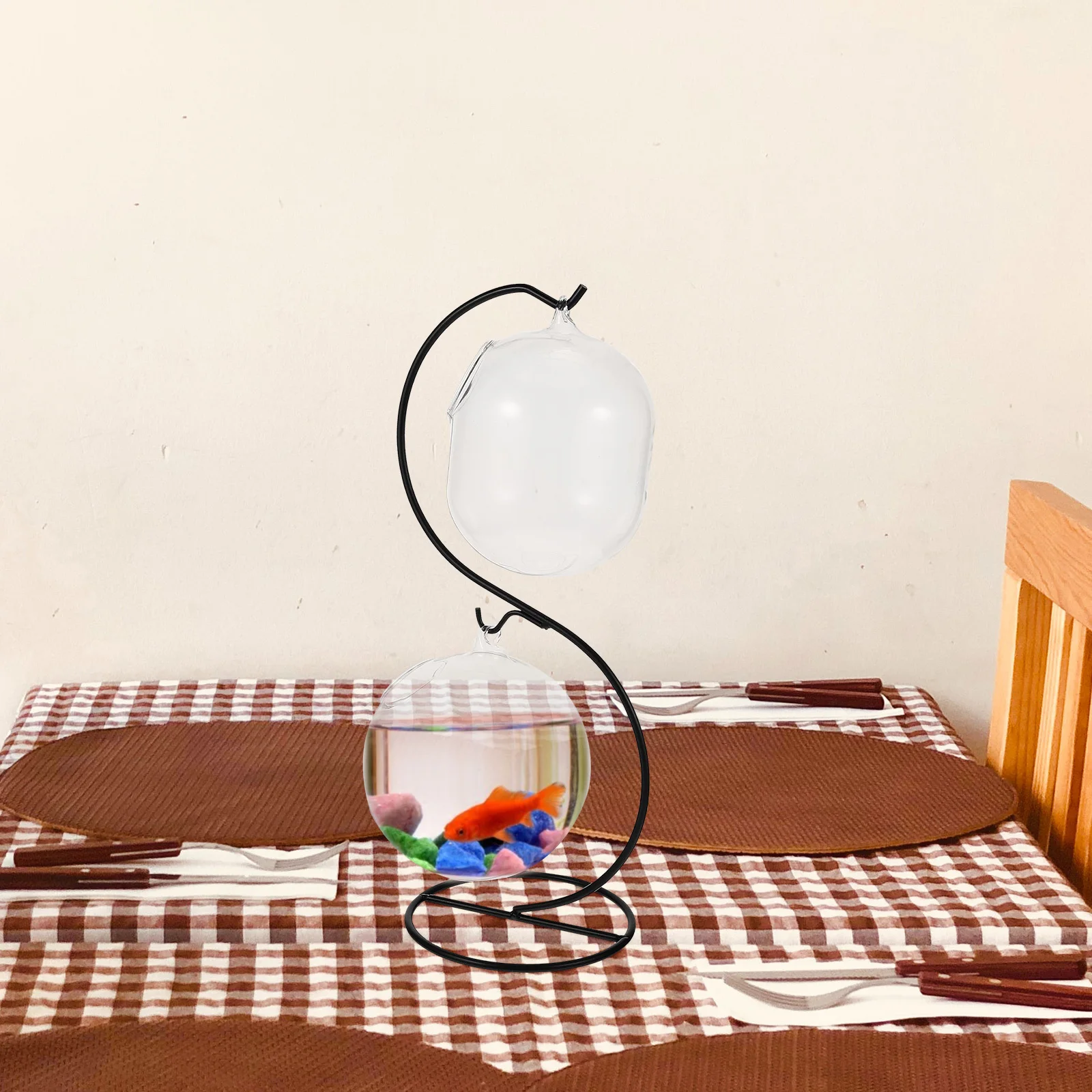

1Set Desktop Fish Tank Premium Glass Bowl Multi-Function Aquarium Tank Home Decoration Fish Supplies Home Supply
