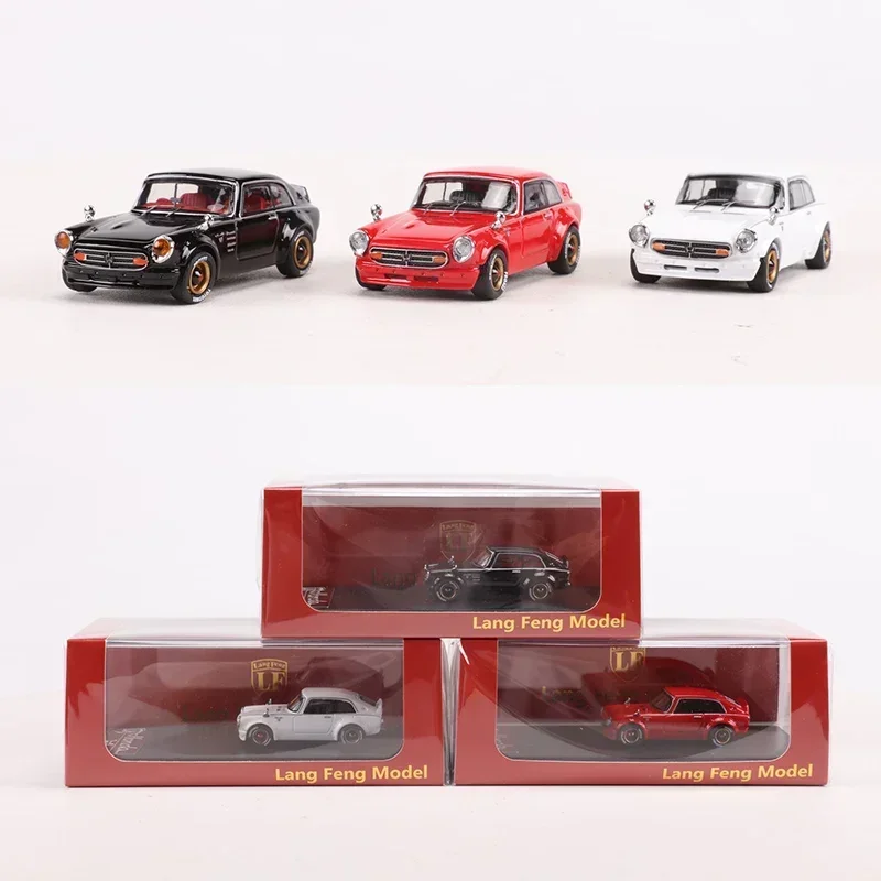 LF MODELLO 1:64 Honda S800 Collezione di modellini in lega pressofusa Nero Bianco Rosso Collezionista