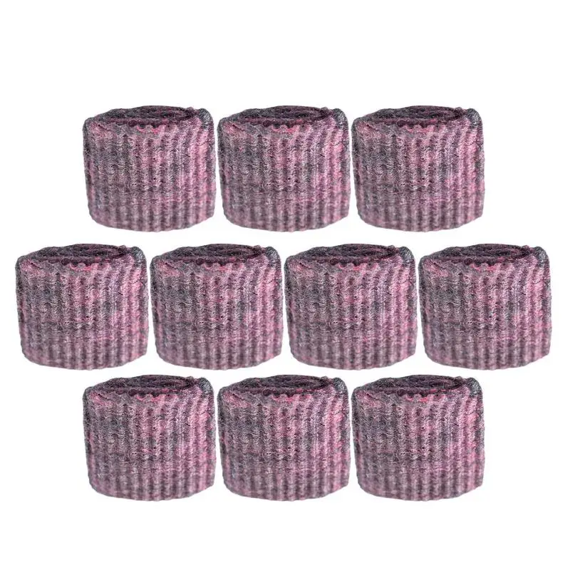 Steel Wool Scrubbers 10Pcs Dish Scrubbers Pre-Soaped Pads Household Cleaning Sponges For Dishes Pots Pans And Ovens