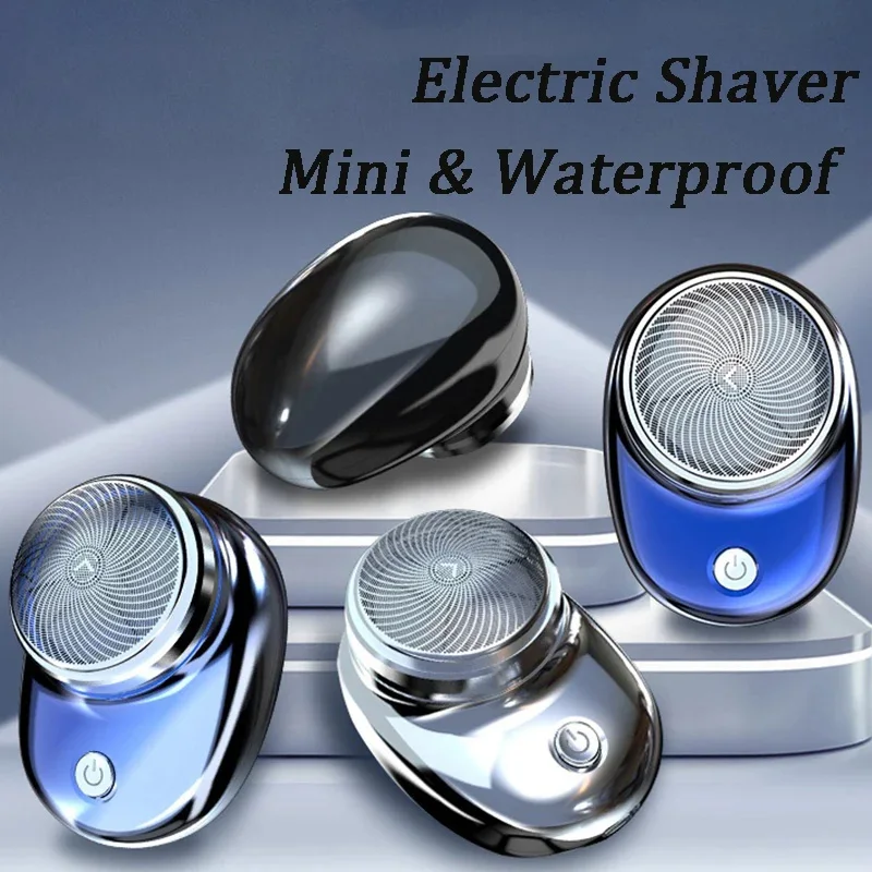 Electric Shaver Charging Mini Pocket Travel Razor Portable Waterproof Wireless Detachable Shaver Facial Beard Hair Trimmer