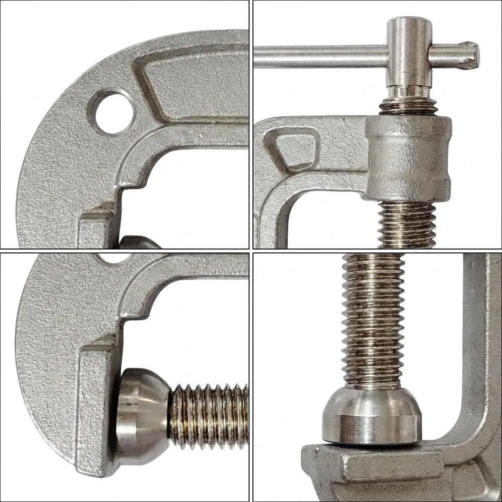 300A G-Shaped Ground Clamp Stainless Steel Material for Heavy-Duty Electrical Grounding Applications in Construction Sites
