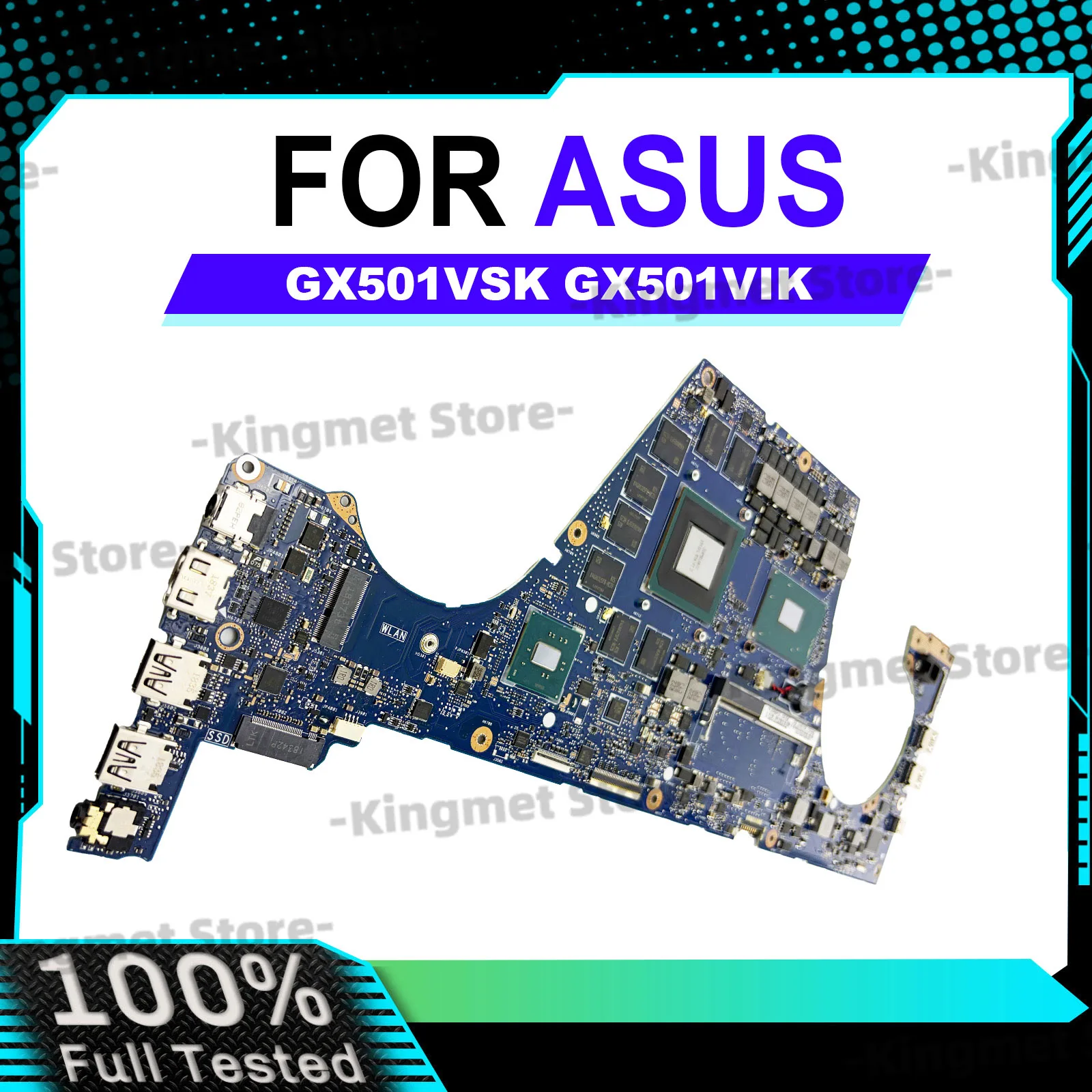 

GX501VIK Laptop Motherboard For ASUS ROG Zephyrus GX501V GX501VSK GX501VIK Notebook Mainboard With I5 I7 CPU 100% tests OK stk