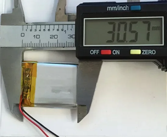 602530 3.7 فولت بطاقة بطارية ليثيوم بوليمر سلامة الصوت مسجل حركة المرور الأول