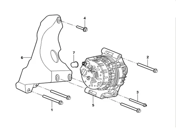 Genuine Ford Transit alternador gerador, V348 2.2L CC1T 10300 CD 1800123 KC19-10300-AA