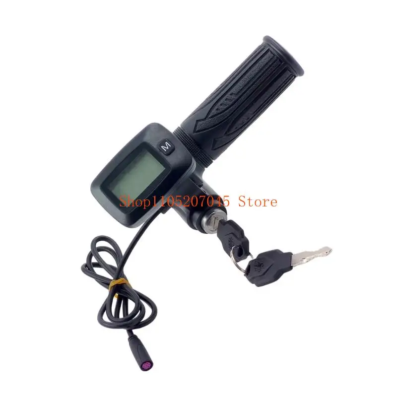 37cd Motorbike Restrict Grip Driver With METER Immobilizer Key And Digital Display Screen For Precise Pace Regulation