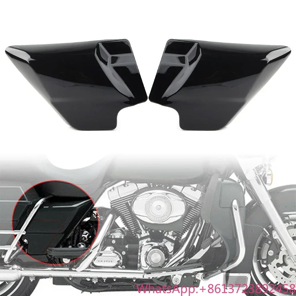 

Gloss Black Motorbike Stretched Side Cover Panels For Harley Davidson Touring Electra Road Glide Road King 2009-2022
