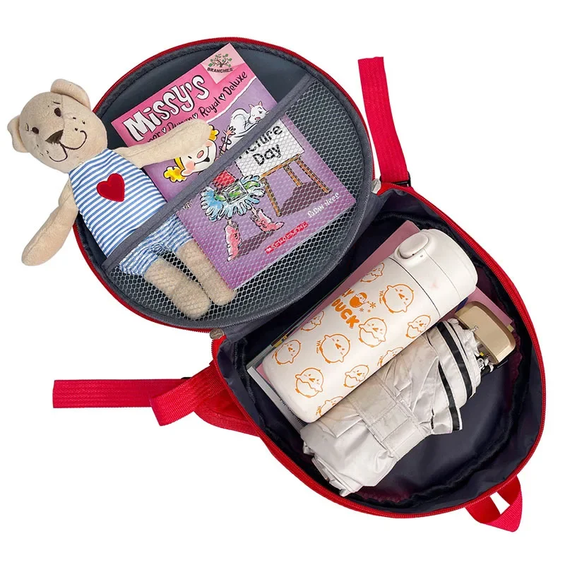 Disney-Sac à dos à coque rigide pour bébé, sac d\'école étanche, ULanti-perte, coquille d\'œuf ronde, tureMouse, grande capacité, maternelle, nouveau