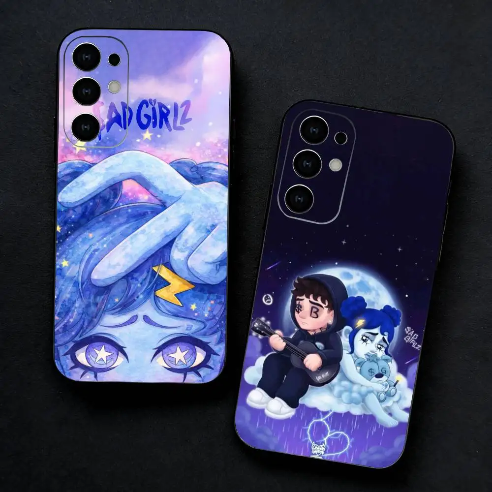 

J-Junior H Sad Girl Phone Case For Samsung S25,S24,S21,S22,S23,S30,Ultra,S20,Plus,Fe,Note,5G Black Cover