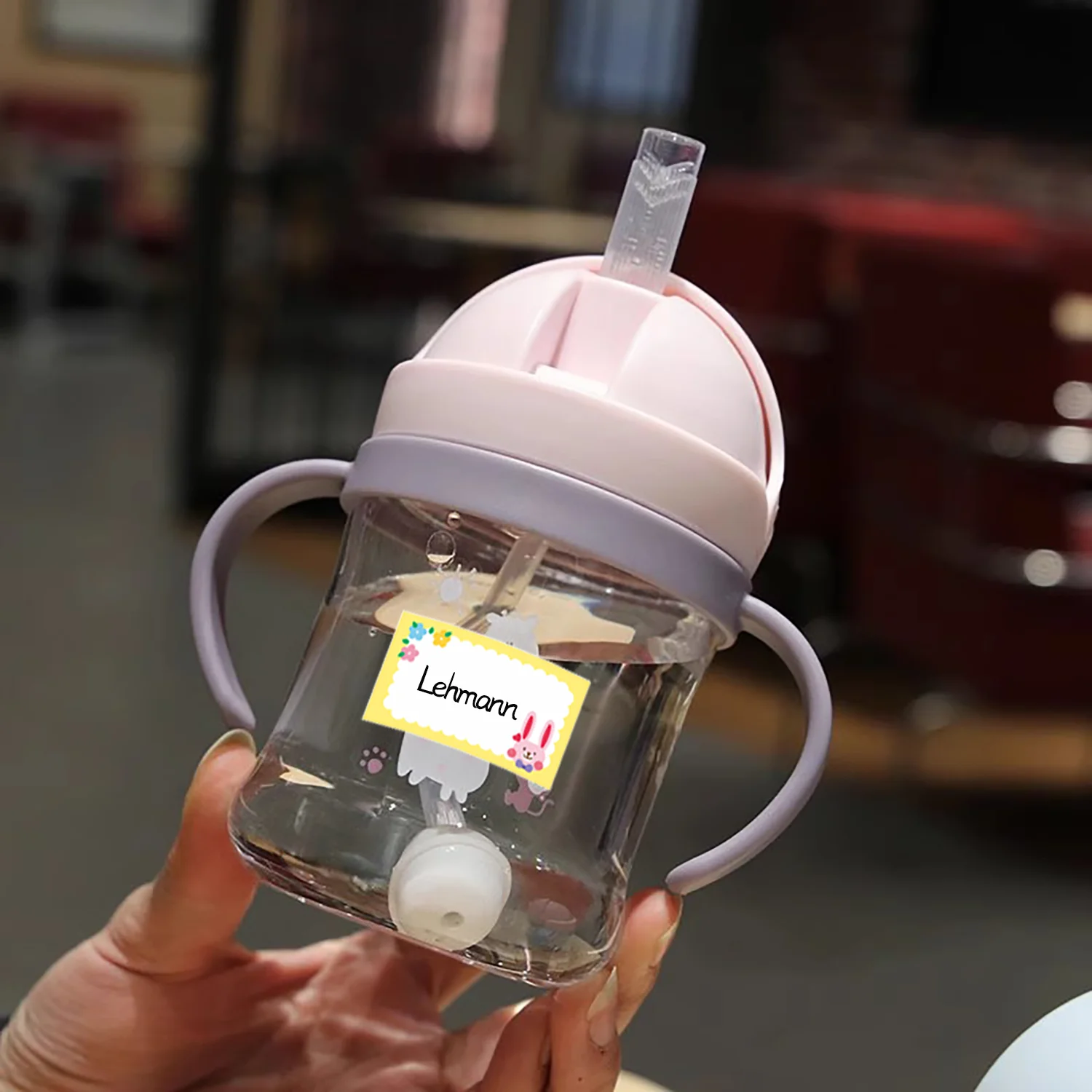 1Roll(120Pcs) Cartoon Name Tags Stickers 16 Designs Decals Kids Teacher Reward Labels School Supplies Various Gift Packaging