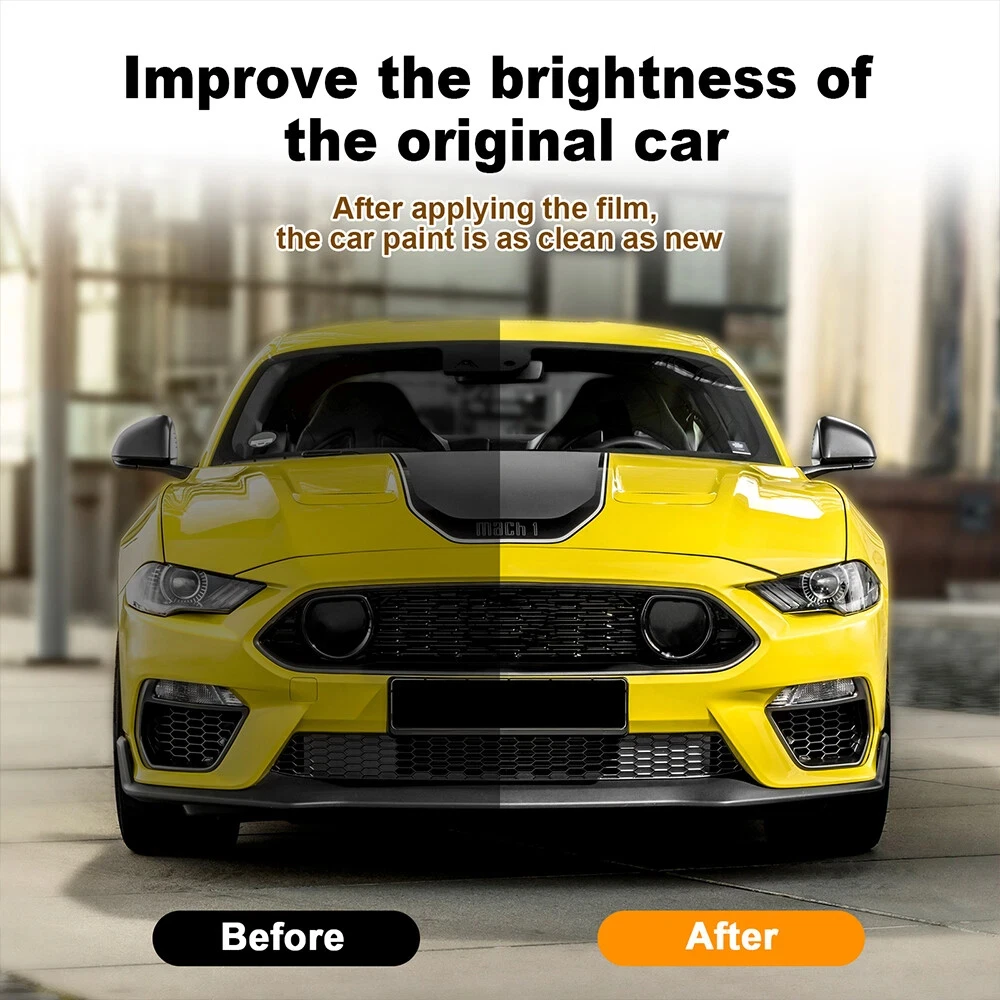 

8.5Mil Pre-cut PPF Kit For Ford Mustang Mach1 2022-2023 TPU Clear Paint Protection Film Scratch-Resistant Exterior Accessories