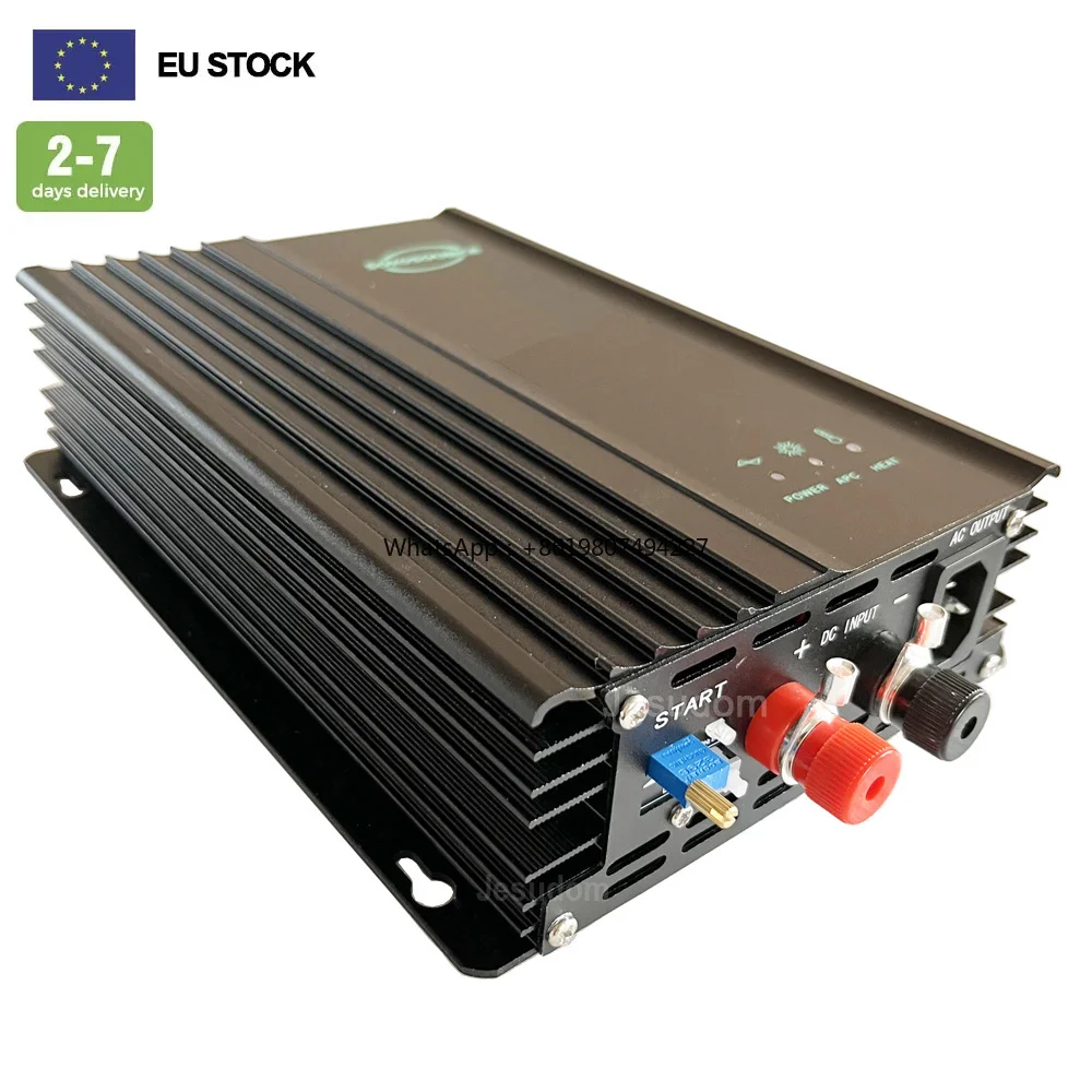 Jesudom MPPT 600W Grid Tie Solar Inverter for PV Input 24V 48V to AC 110V230V Pure Sine Wave