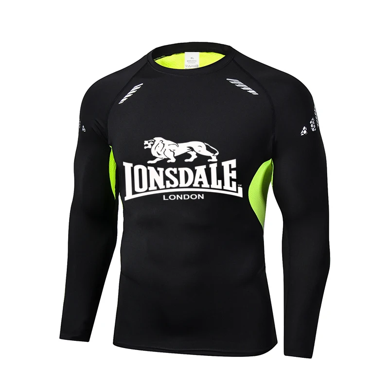 LONSDALE Sports Tight Clothes Men's Basketball Fitness Clothes Men's Training Clothes Gym High Elasticity Speed Drying Clothes R