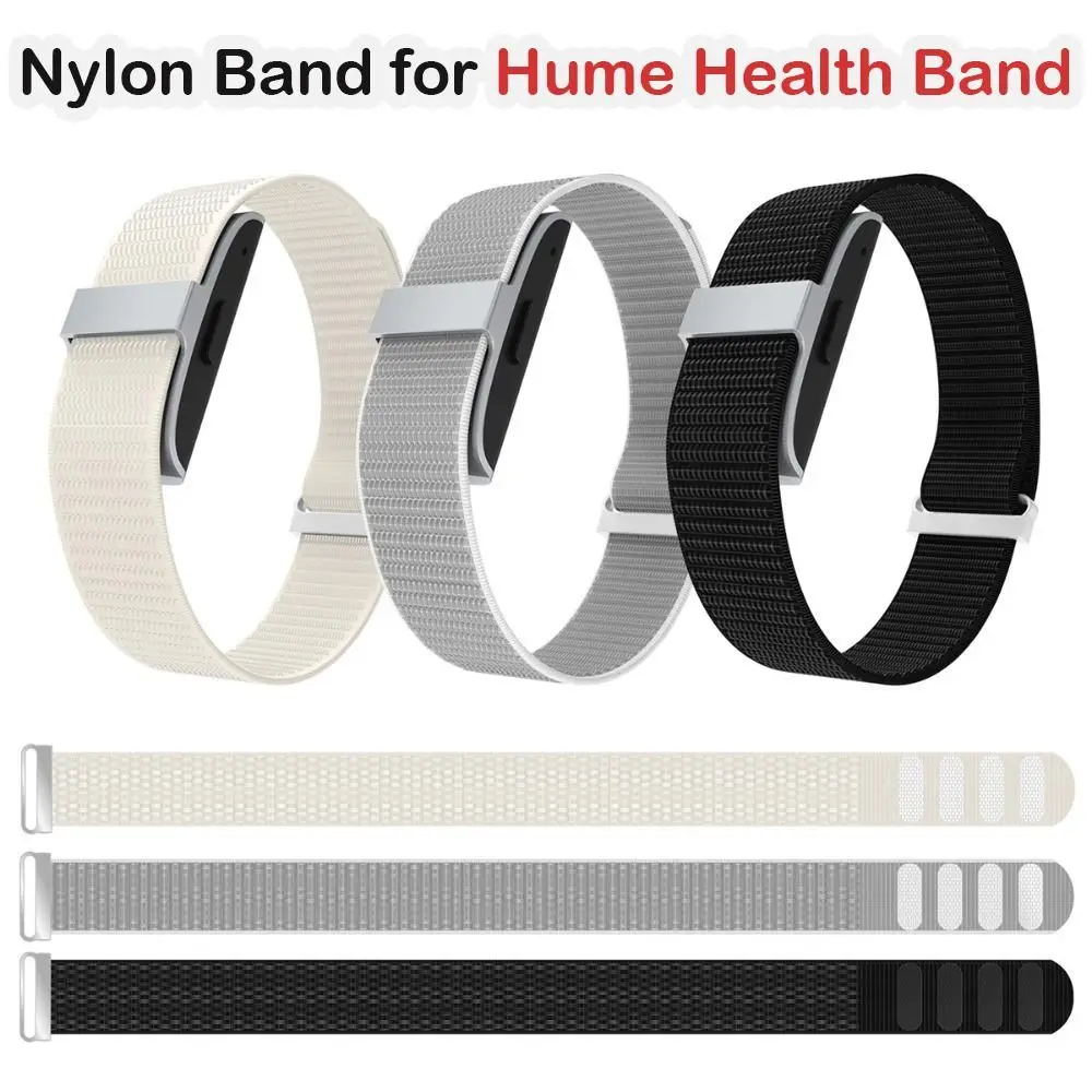 New Nylon Sport Bands 20mm Breathable Fitness Tracker Strap Adjustable Replacement Wristband for Hume Band for Men Women