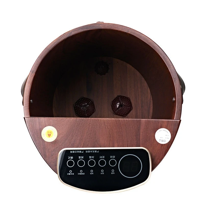 Health foot soaking bucket Household rosewood intelligent high and deep knee foot bath Automatic heating constant temperature