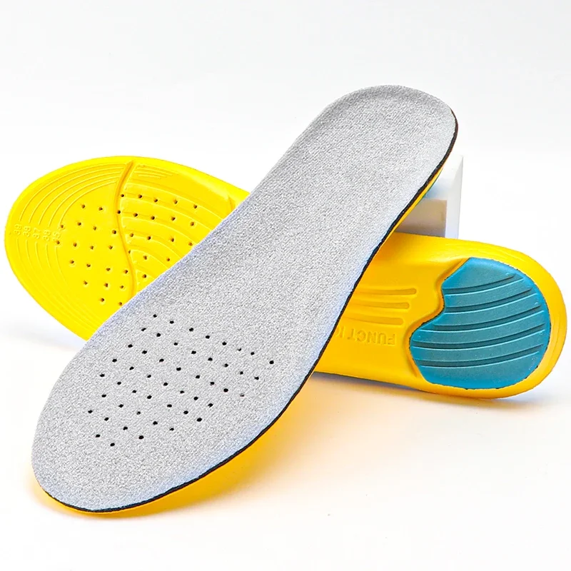 1 Pair EVA Sports Shoe Insoles, Arch Support Breathable Sweat-Wicking Cushion Inserts for Running Sneakers