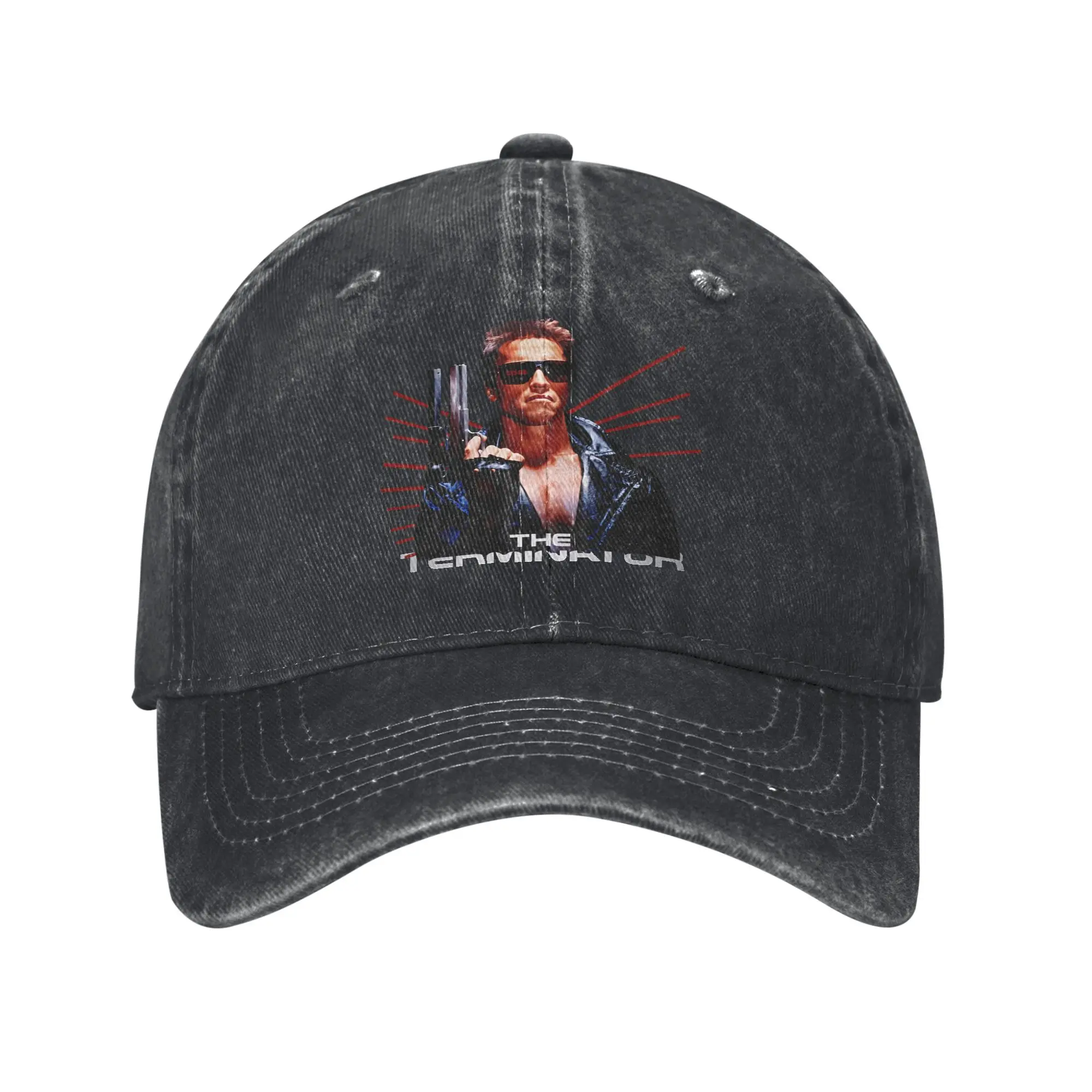 Gorra de Béisbol Lavada con Diseño de Películas de Terminator, Gorra Trucker de Verano para Hombre, Moda para Adultos, Gorra Snapback