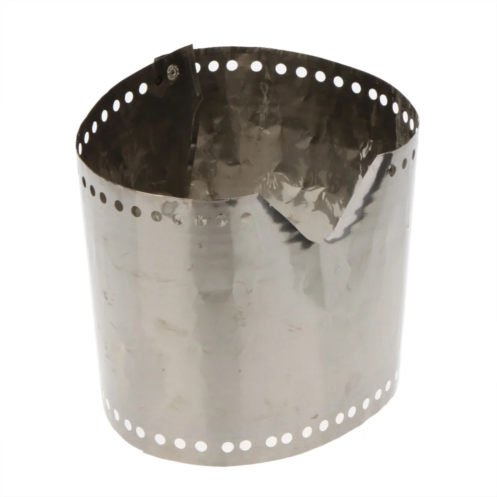 Outdoor Camping Stove Wind Shield Screen Ultralight Ultra-thin Titanium Height 15cm 19cm Windproof Plate Alcohol Wind Shield