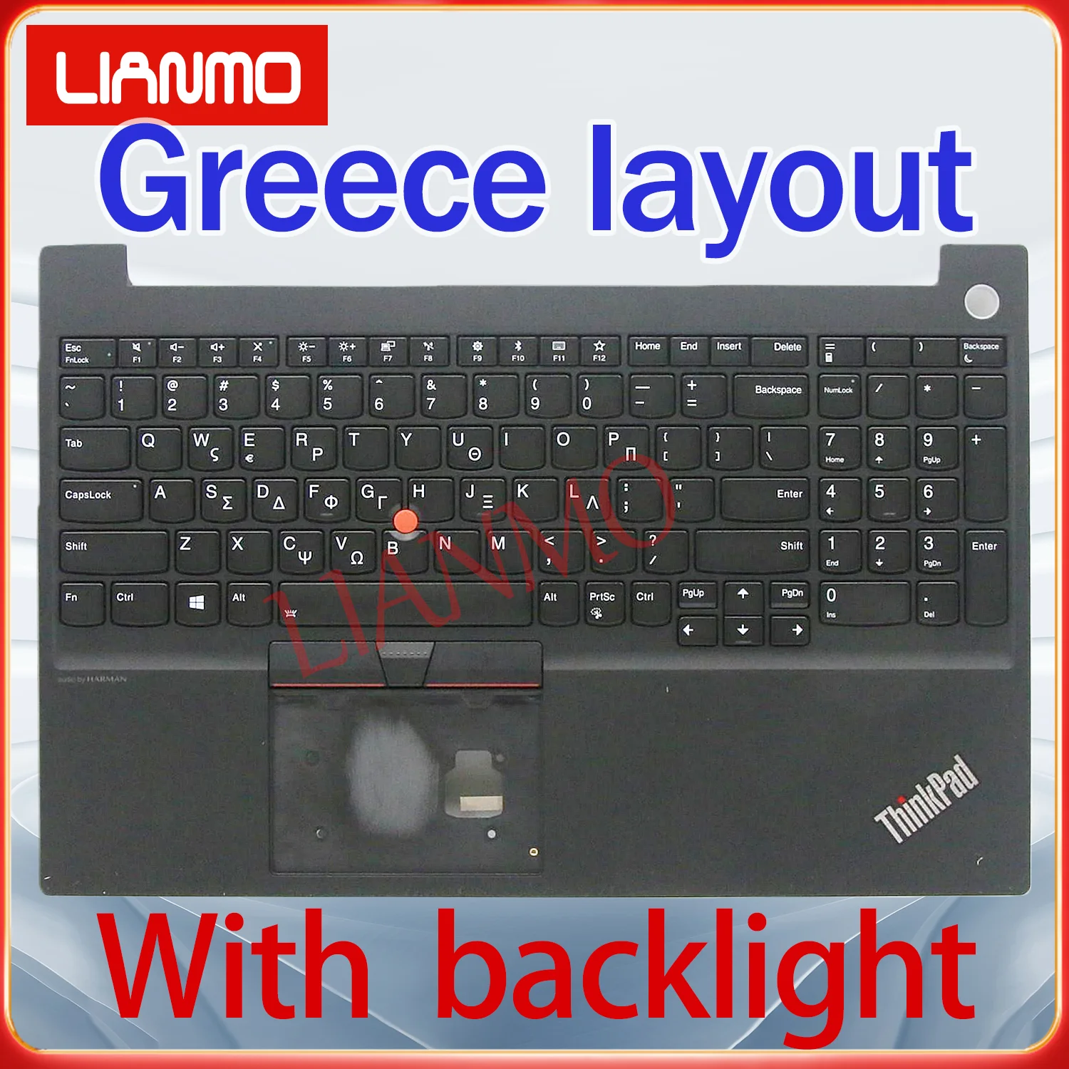 Greece/Hebrew/Hungarian/Switzerland/Czechoslovak/Italian for Lenovo Thinkpad E15 GEN1 5M10V16998 C-shell backlight keyboard