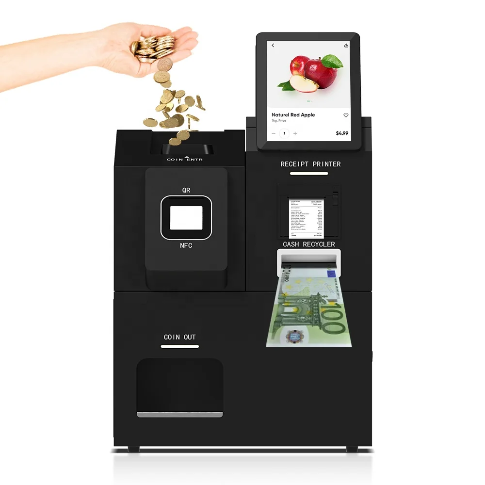 Touch All-in-one Machine Food Ordering Kiosk