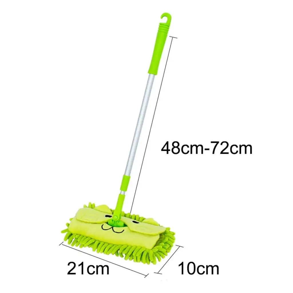 Crianças mini mop brinquedo role play limpeza ferramenta de limpeza retrátil mop limpador para crianças presente brinquedos