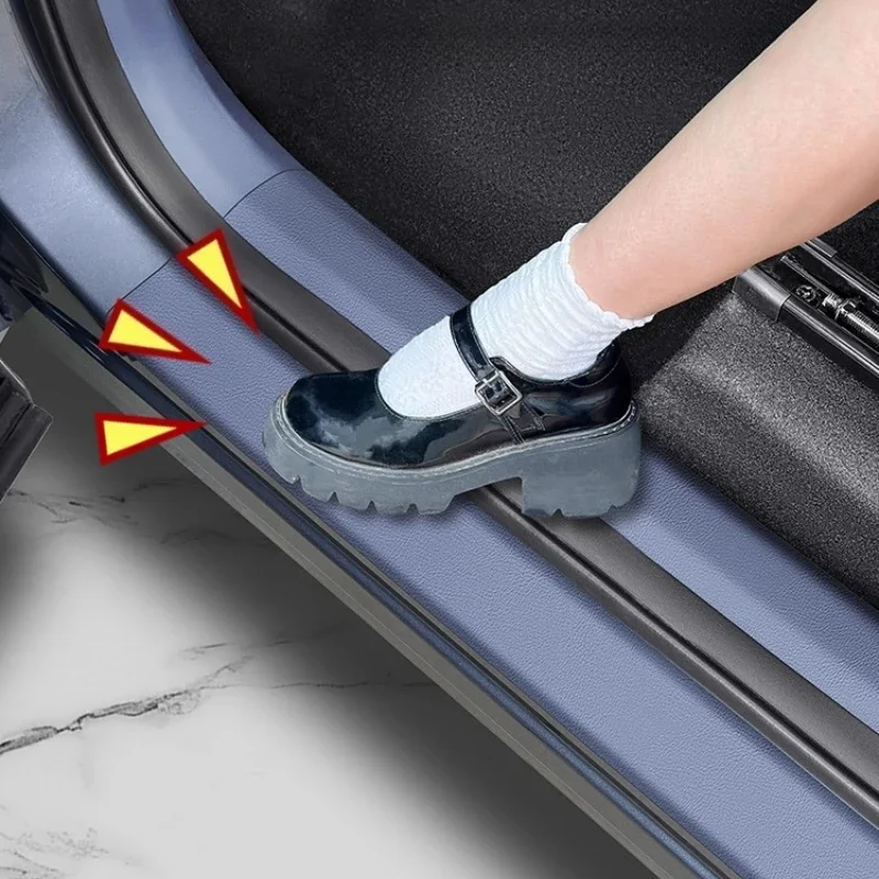 For Geely Galaxy E5 Original Car Color Threshold Strip Protective Sticker Trunk Guard Scratch-proof Sticker Car Interior