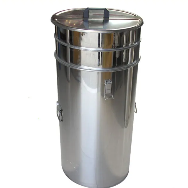 

Beekeeping tool 30L/50L/100L stainless steel honey storage tank with double sieve