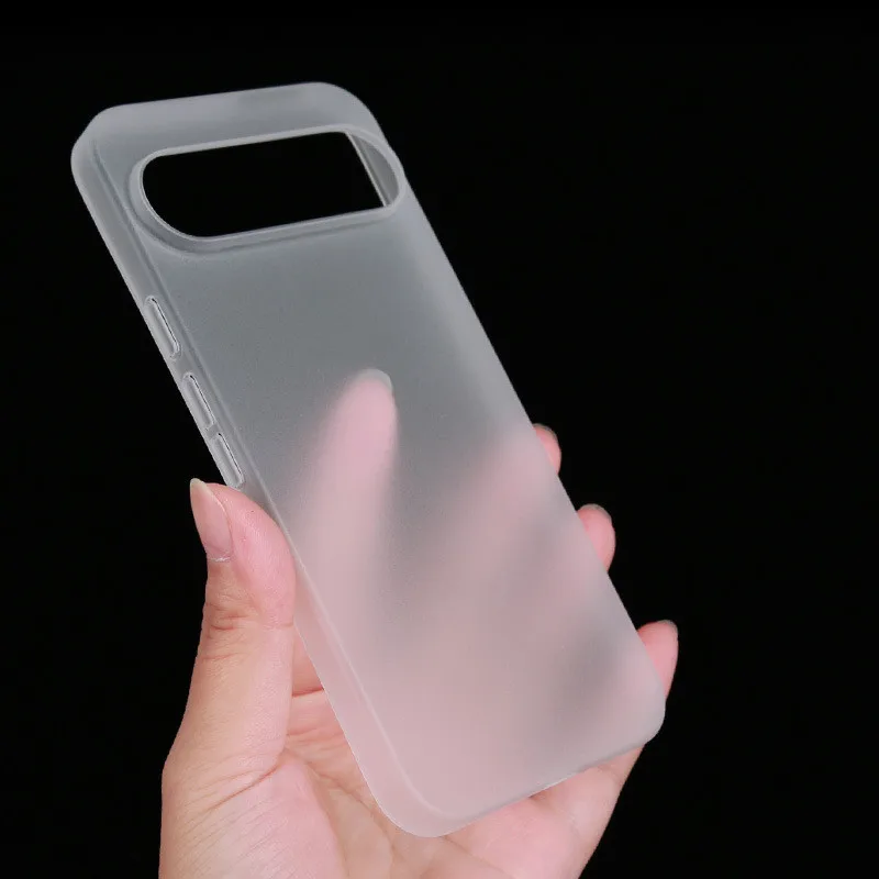 Ultra Slim 0.45MM thickness Matte Cover For Google Pixel 9/9 Pro/9 Pro XL Clear Hard PP Back Case anti-fingerprint