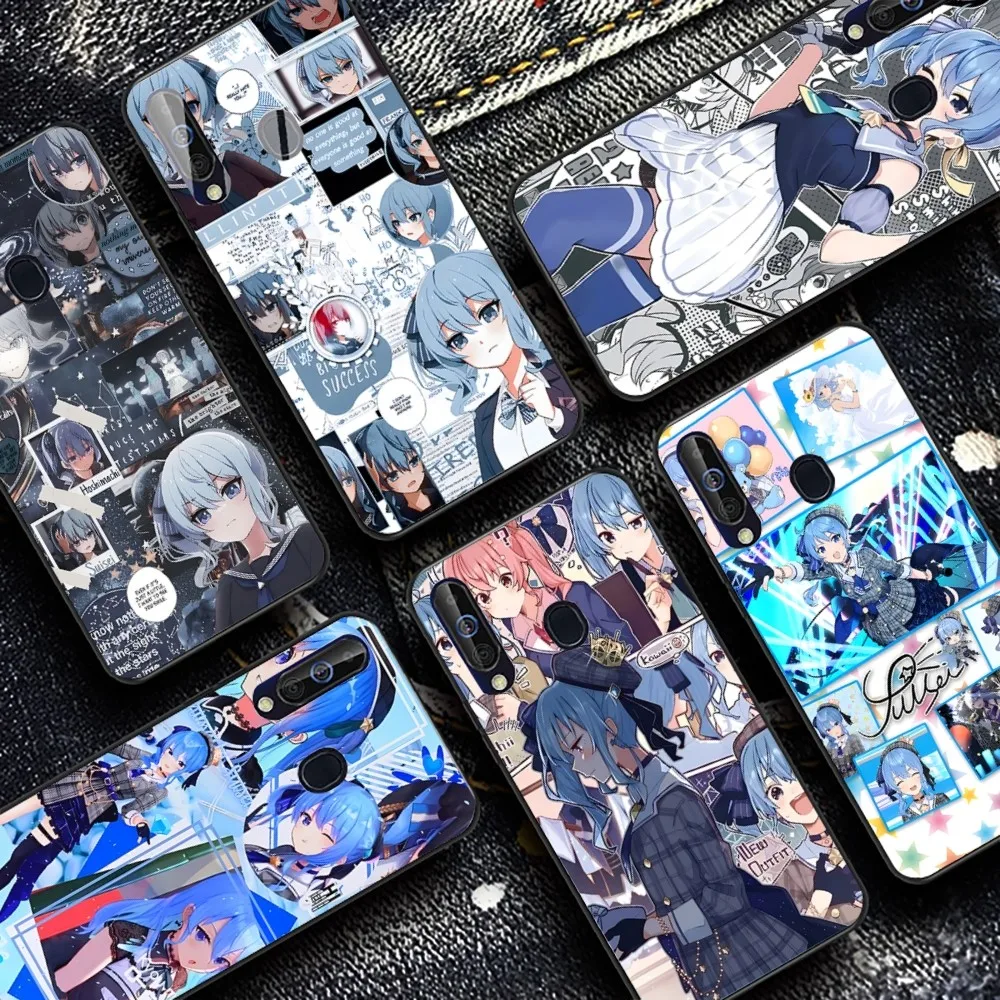 

Hoshimachi Suisei Anime Phone Case For Redmi 8 9 10 pocoX3 pro for Samsung Note 10 20 for Huawei Mate 20 30 40 50 lite