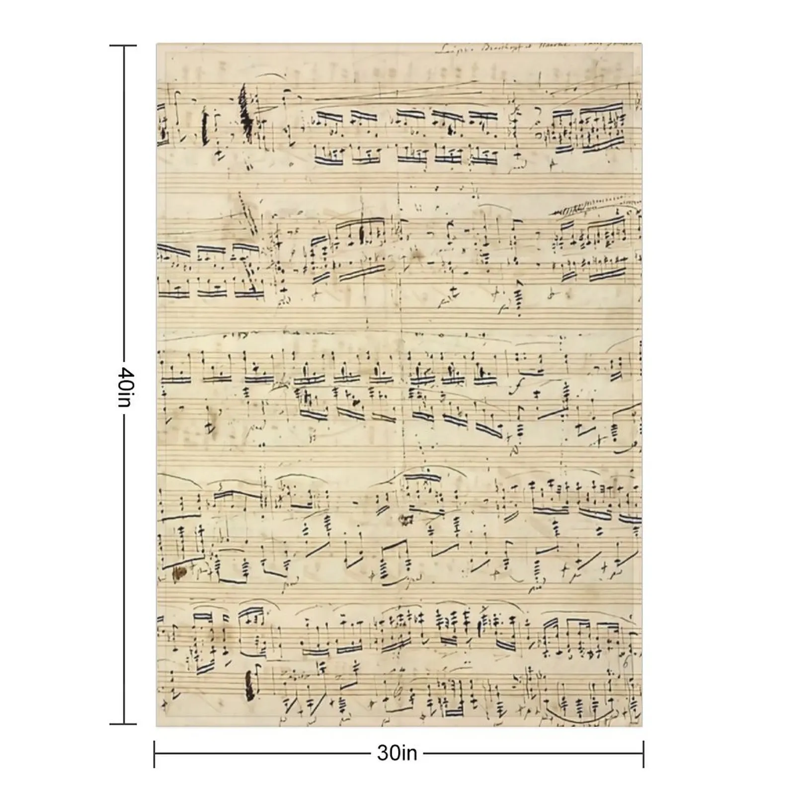 Chopin Notes (Music) Throw Blanket wednesday warm winter Moving Flannels Blankets