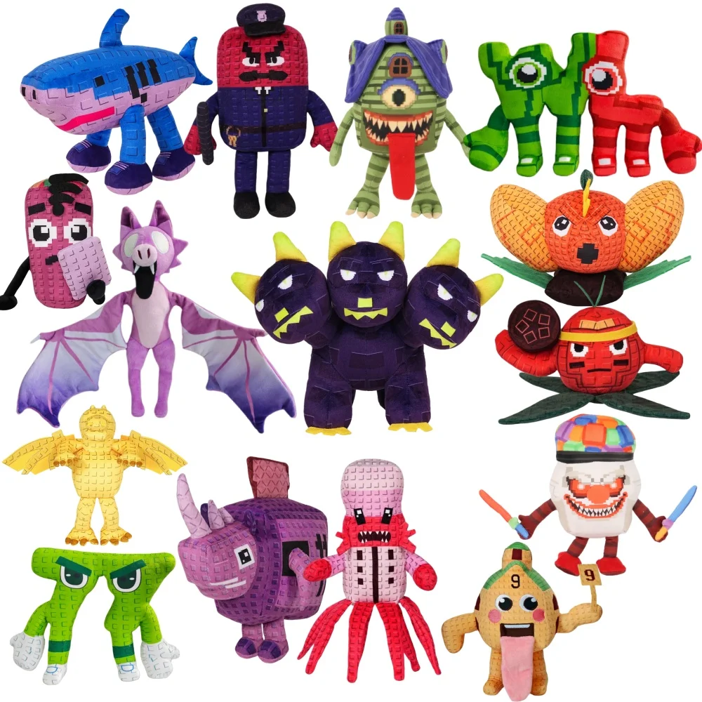 2026年新作 77 プランツvsブレインロッツ ぬいぐるみ 犬型モンスター 三頭 WL ぬいぐるみ 可愛い ブレインロッツを盗む人形 おもちゃ 子供向けギフト