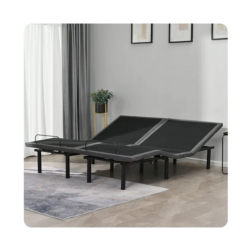 

adjustable bed base memory completed foam mattress with wireless remote control nursing bed