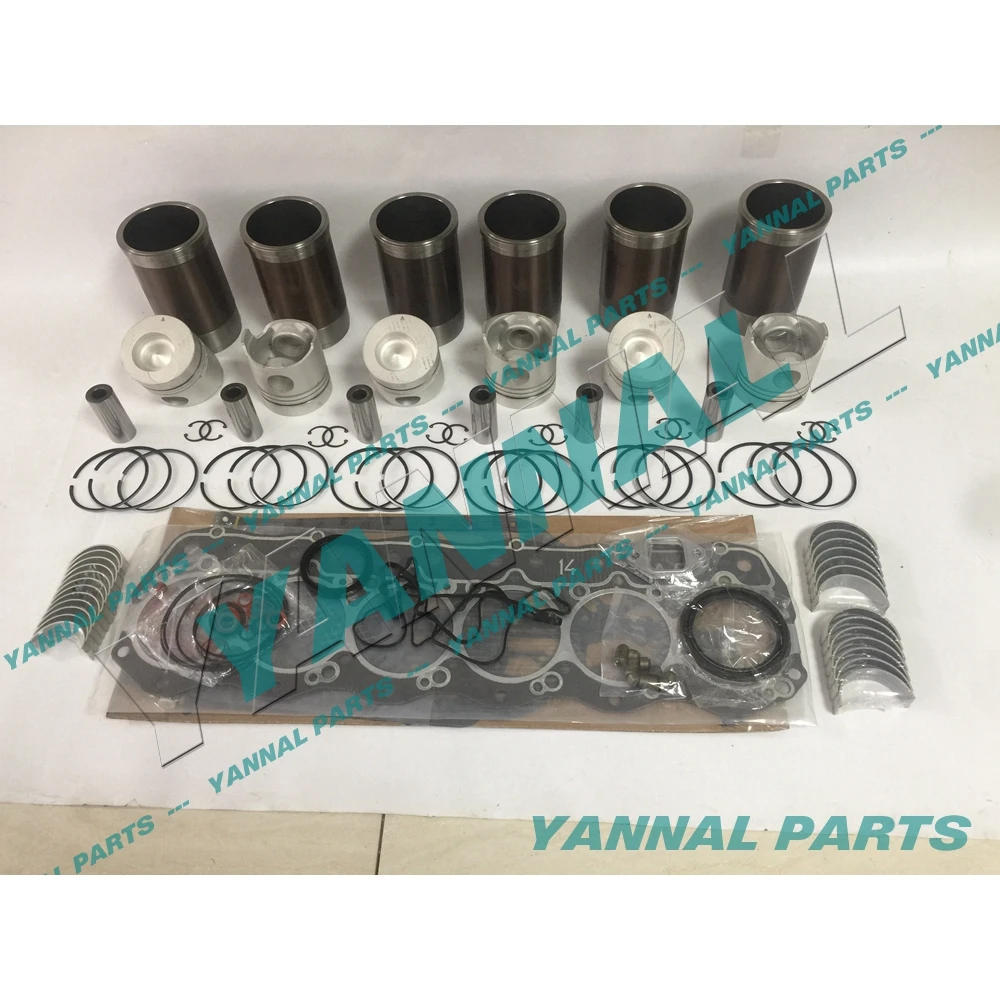 HOT SALE OVERHAUL ENGINE REBUILD KIT & CYLINDER LINER FOR MITSUBISHI 6D14 6D14T