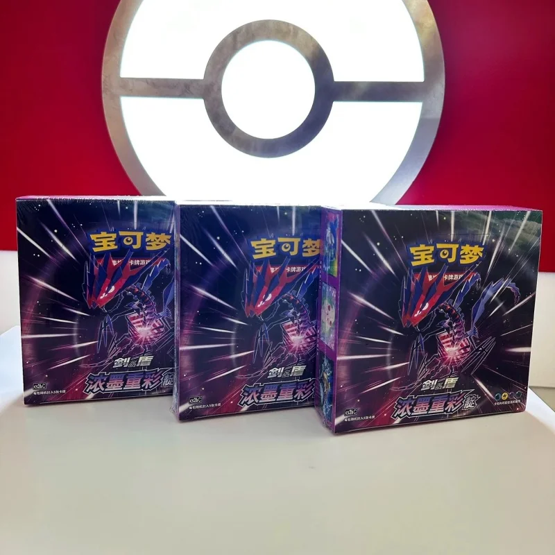 오리지널 PokéM0n 카드 애니메이션 게임 단순화 된 중국어 Ptcg Sword & Shield 모든 시리즈 카드 9 색 부스터 팩 장난감 생일 선물