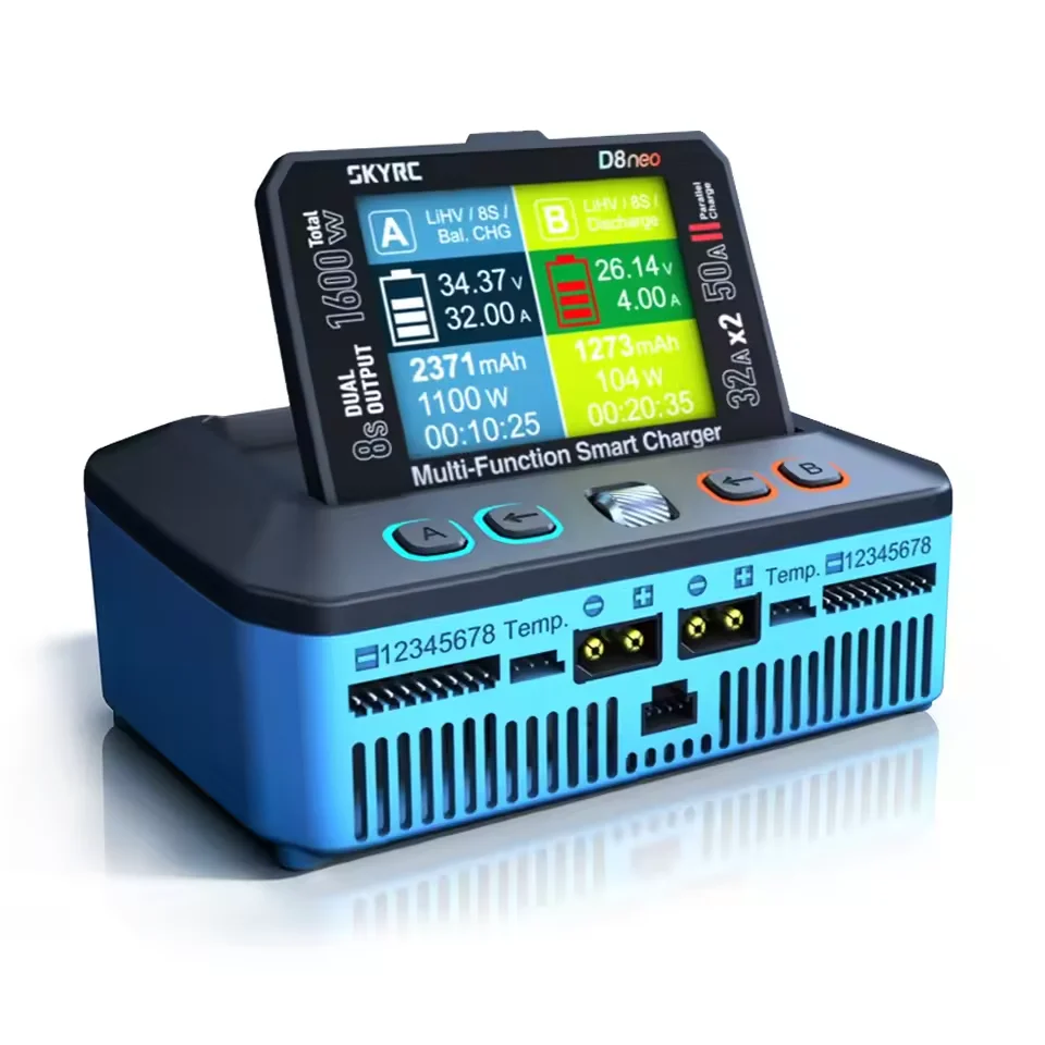 SKYRC D8neo 스마트 충전기 듀얼 출력 1-8S - Lipo Battery Charger 리뷰 및 가격