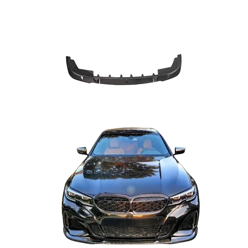 

3D Style Carbon Fiber Front Bumper Lip For 3 Series G20 G28 2019-2023 Bodykit